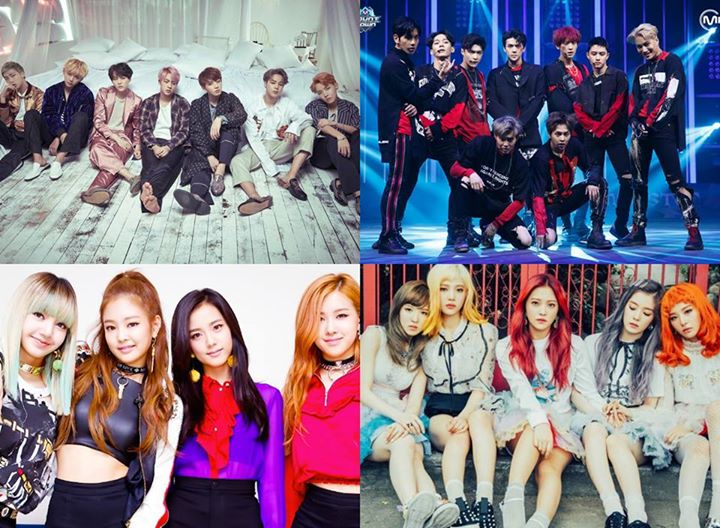 Xếp hạng danh tiếng các nhóm nhạc idol trong tháng Mười