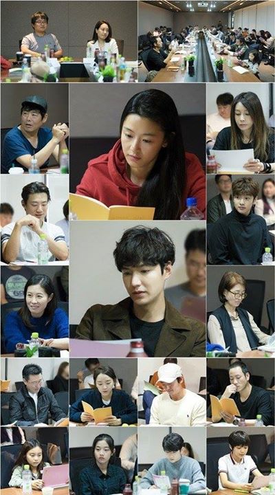 Bài báo: 'Đã hoàn tất ghi hình ở nước ngoài' bộ phim 'Blue Sea' của SBS tổ chức buổi tập thoại, Jun Ji Hyun và Lee Min Ho khoe ngoại hình lộng lẫy