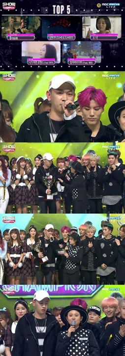 Bài báo: “Show Champion” Crush lần đầu tiên thắng #1 với việc quảng bá cá nhân “Cảm ơn Taeyeon”