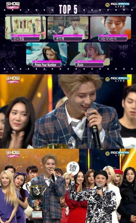 Bài báo: Taemin thắng no.1 trên "Show Champion"... Cuộc càn quét bắt đầu