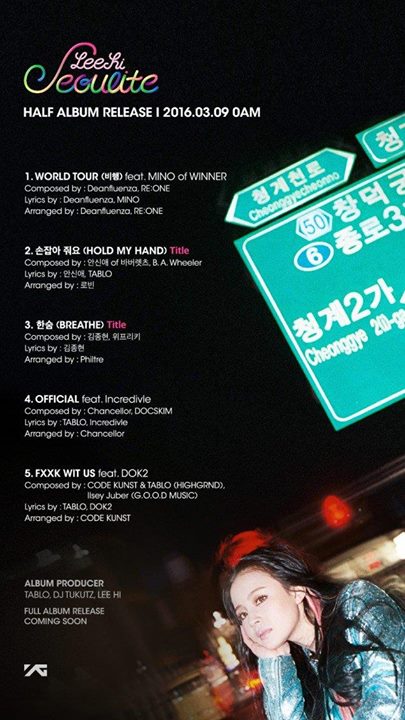 Bài báo: Album mới của Lee Hi có sự góp giọng của Song Minho, Dok2 và Incredivle