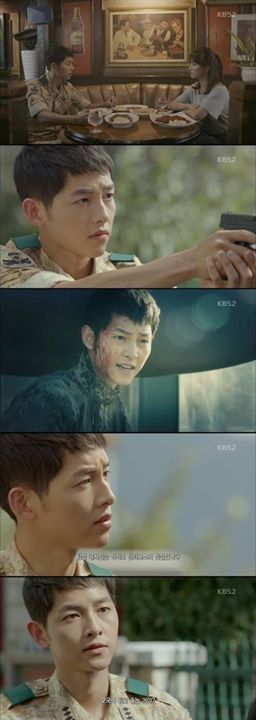 Bài báo: Descendants of the Sun, Song Joong Ki khiến người xem tò mò "Tôi nên xin lỗi hay là tỏ tình đây?"