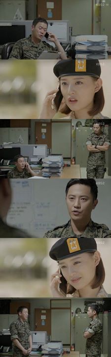 Bài báo: "Descendants of the Sun", "Kim Ji Won cười rạng rỡ khi nghe giọng của Jin Woo"