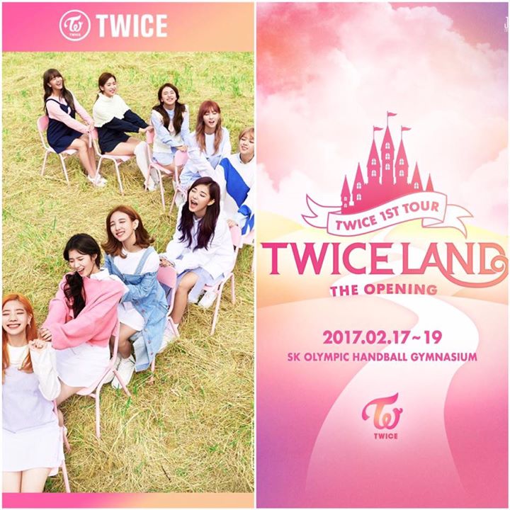 TWICE sẽ tổ chức concert đầu tiên "TWICELAND -The Opening-" trong 3 ngày từ 17 đến 19/2 tại sân vận động có sức chứa 5000 người SK Olympic Handball Gymnasium. 