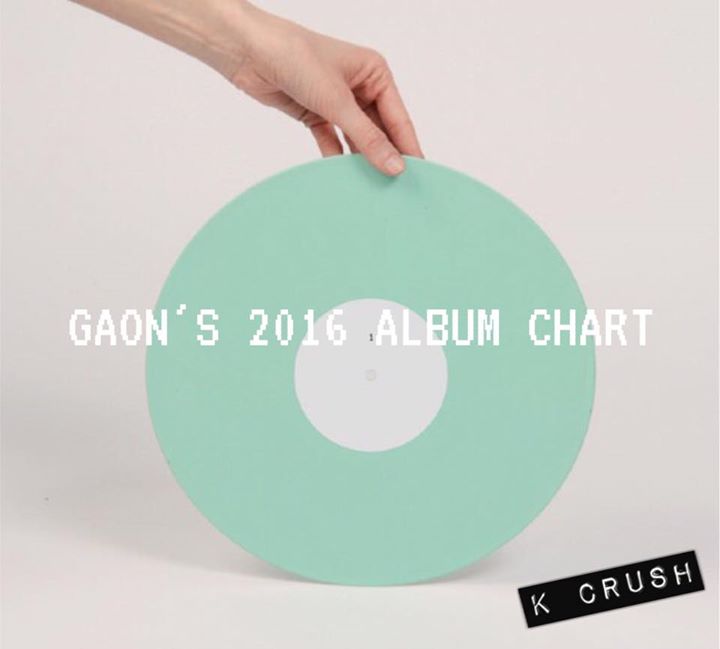 Gaon công bố BXH Album năm 2016