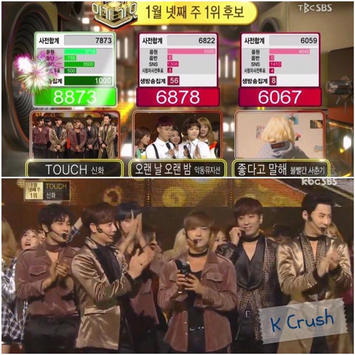 SHINHWA tiếp tục giành chiến thắng trên Inkigayo hôm nay trước AKMU và Bolbbalgan4