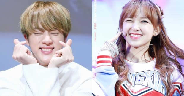 Jin (BTS) "đốn tim" fan với hành động chu đáo dành cho Cheng Xiao (WJSN)