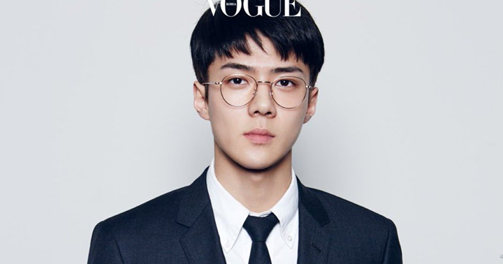 [OFFICIAL] 170111 Vogue Korea Website and Instagram Update with Sehun 