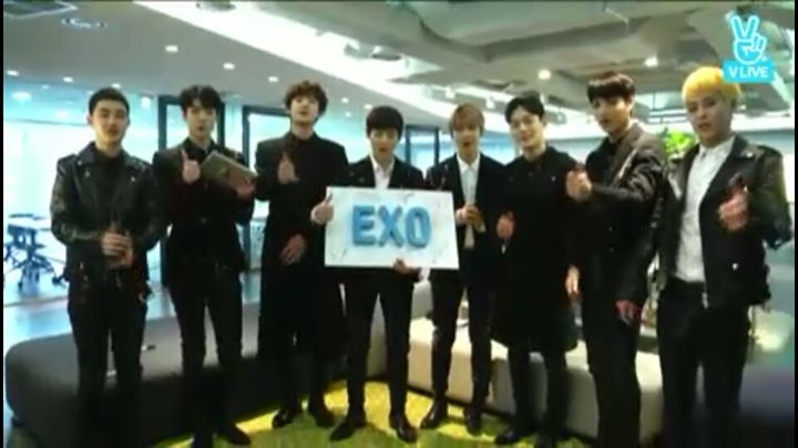 [UPDATE] 170121  GLOBAL V-LIVE TOP 10- EXO 