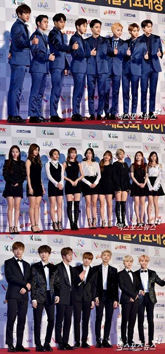 Bài báo: Seoul Music Awards EXO thắng Daesang liên tiếp 4 năm.. BTS 4 cúp, Twice 3 cúp