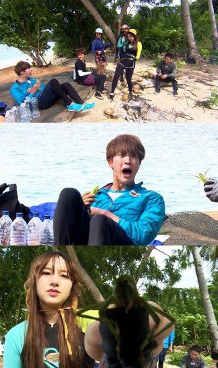 Pann: Sungso với Jin trong Law of Jungle là sao thế  ㅋㅋㅋㅋ