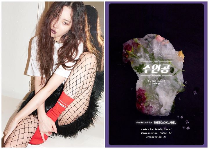 Sunmi thông báo comeback ngày 18/1, ca khúc chủ đề “Heroine” tiếp tục là một sản phẩm của Teddy & 24