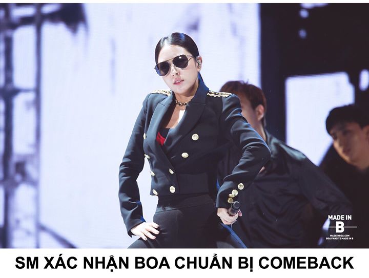 7 tháng sau “CAMO”, SM cho biết BoA đang chuẩn bị cho album mới, thời gian cụ thể sẽ công bố sau. Nữ ca sĩ sẽ tham gia “Knowing Bros” cùng Lee Sang Yeob và có show thực tế riêng “Keyword #BoA” phát sóng trên kênh xtvN.