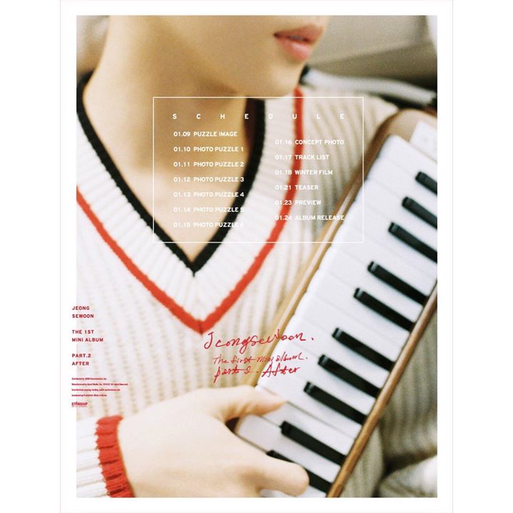 “CEO đoan chính” Jeong Sewoon sẽ comeback vào ngày 24/1 với phần 2 của mini album “AFTER”