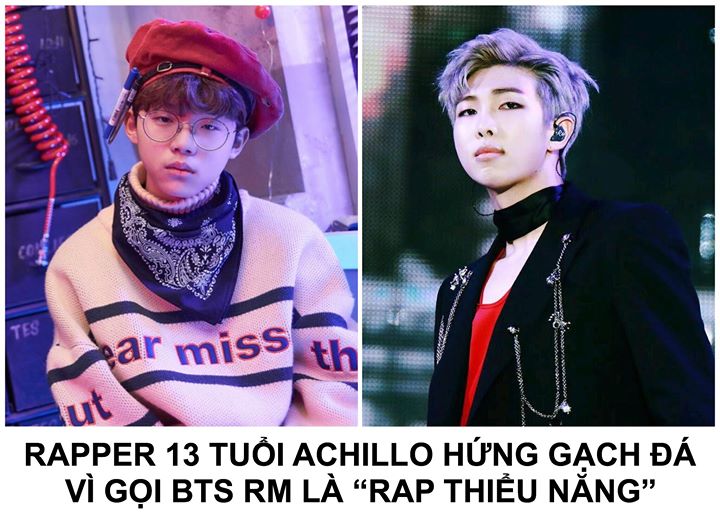 Tuy chỉ mới debut được vài ngày, rapper 13 tuổi đang là trung tâm của tranh cãi khi bị phát hiện từng đăng một bài viết trên Facebook để chỉ trích màn kết hợp giữa BTS RM và Dynamic Duo Gaeko