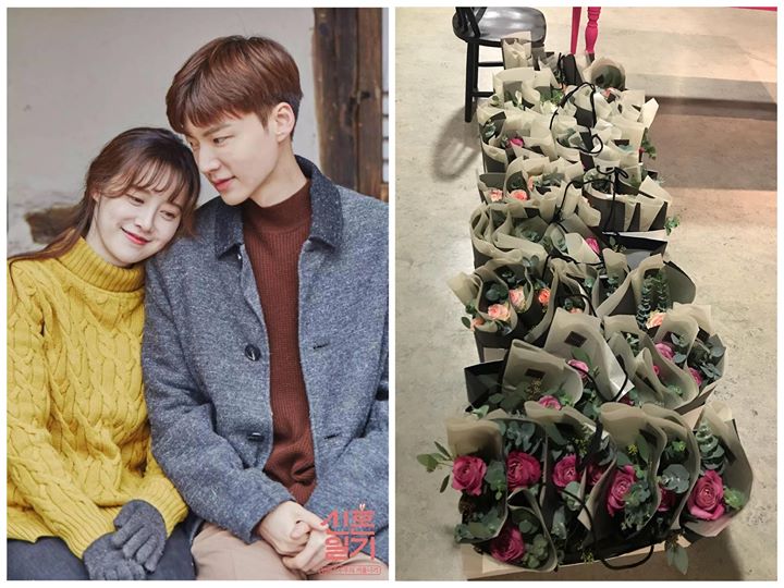 Ahn Jae Hyun tặng hoa hồng cho tất cả những ai dự họp b&aacute;o ra mắt phim ngắn mới &ldquo;Mystery Pink&rdquo; của b&agrave; x&atilde; Goo Hye Sun tại Bảo t&agrave;ng Nghệ thuật Hangaram. Một đại diện buổi họp b&aacute;o tiết lộ: &ldquo;Ahn Jae Hyun đ&atilde; tự m&igrave;nh mua số hoa n&agrave;y v&agrave;o s&aacute;ng sớm. Cậu ấy rất muốn 