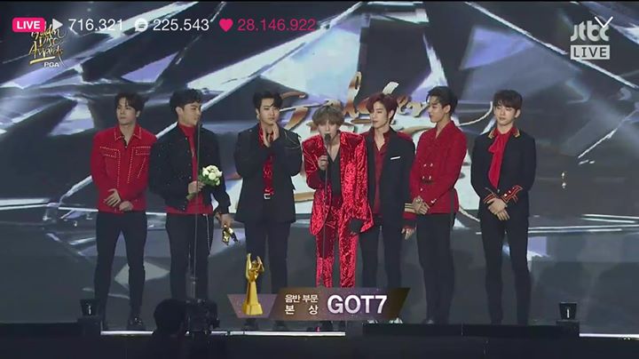 GOT7 thắng Disc Bonsang tại Golden Disc Awards lần thứ 32