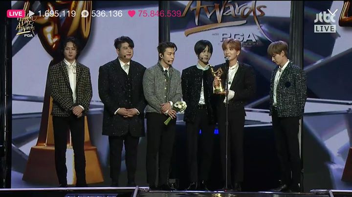 Super Junior thắng Disc Bonsang tại Golden Disc Awards lần thứ 32