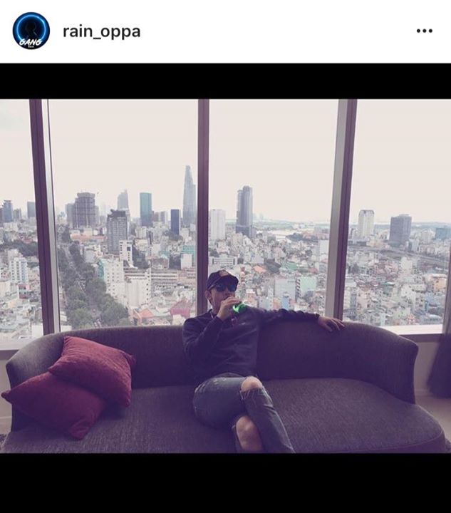 Bi Rain đang c&oacute; mặt tại TP. Hồ Ch&iacute; Minh?