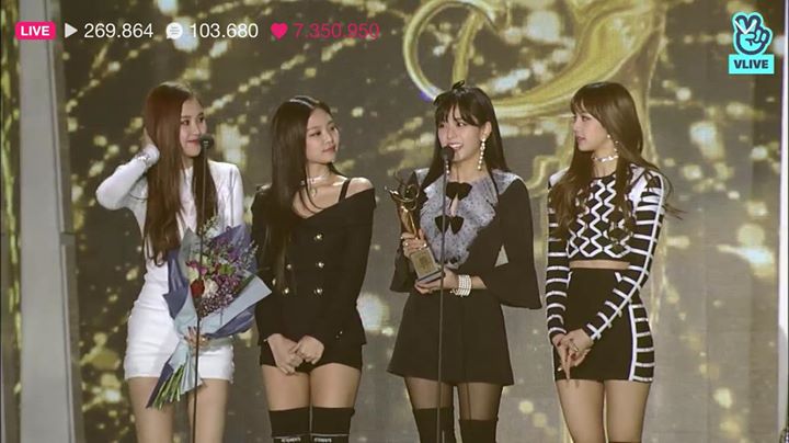 BLACKPINK thắng Bonsang đầu ti&ecirc;n tại Seoul Music Awards lần thứ 27