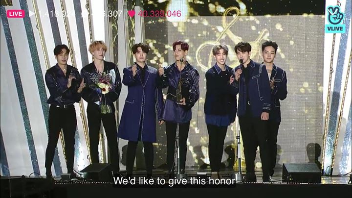 GOT7 thắng Bonsang tại Seoul Music Awards lần thứ 27