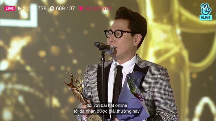 Yoon Jong Shin thắng Best Digital tại Seoul Music Awards lần thứ 27 với &ldquo;Like It&rdquo;