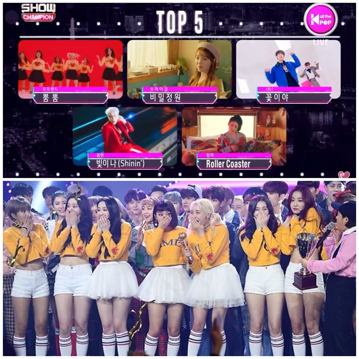 MOMOLAND giành chiếc cúp thứ hai cho “Bboom Bboom” trên Show Champion trước Oh My Girl, JBJ, SHINee Jonghyun và Chungha