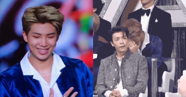 Hài hước: Khoảnh khắc BTS được xướng tên cho giải Daesang, 'thánh phá hoại' RM một lần nữa 'hiện hình'