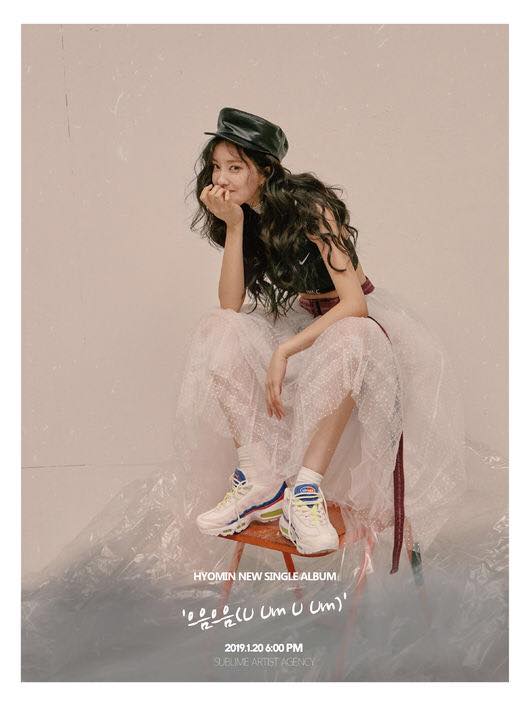 T-Ara Hyomin thông báo comeback thử sức với dòng nhạc mới qua digital single “U UM U UM” vào ngày 20/01. Dọn đường cho một mini album trong tháng 2.