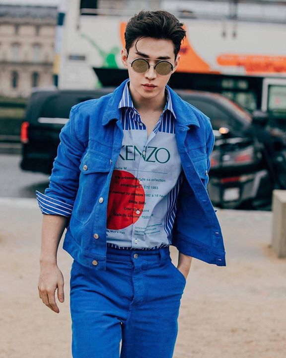 Henry dự show Kenzo và Paul Smith tại Paris Fashion Week Fall 2019 Menswear