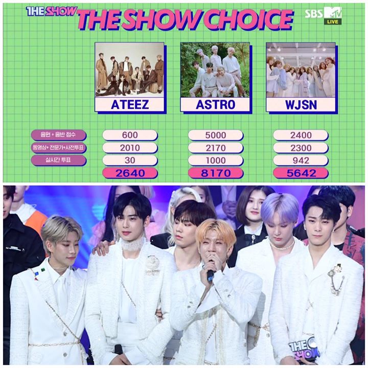 ASTRO đoạt chiếc cúp đầu tiên sau 3 năm debut trên sân khấu The Show hôm nay trước ATEEZ và WJSN