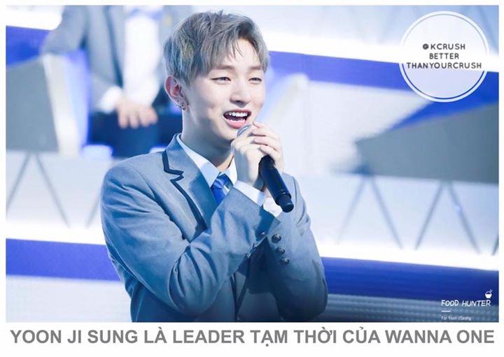 YMC và WANNA ONE quyết định chọn anh cả Yoon Ji Sung là leader tạm thời của nhóm. Leader chính thức sẽ được các thành viên chọn lại sau một thời gian sống chung trong kí túc xá. Khả năng sẽ được tiết lộ trên show thực tế riêng của nhóm, dự kiến phát sóng 