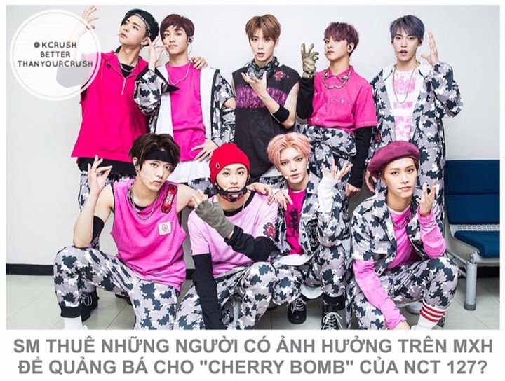 Theo c&aacute;c bằng chứng, SM Ent. đ&atilde; thu&ecirc; một c&ocirc;ng ty ngo&agrave;i l&agrave; You Are Blog Korea để quảng b&aacute; ca kh&uacute;c gần đ&acirc;y nhất của NCT 127. Nhiều c&aacute; nh&acirc;n c&oacute; ảnh hưởng tr&ecirc;n mạng x&atilde; hội H&agrave;n Quốc đ&atilde; nhận được tin nhắn: