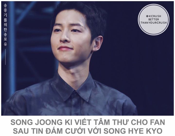 Nam diễn viên viết lên fancafe chính thức: