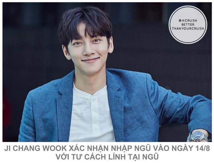 Ji Chang Wook sẽ có 2 tháng huấn luyện quân sự cơ bản tại Trung tâm đào tạo ở tỉnh Gangwon trước khi chính thức phục vụ quân đội trong vòng 21 tháng. Hiện nam diễn viên đang tham gia drama SBS "Suspicious Partner" chuẩn bị kết thúc vào ngày 13/7 và sẽ chà