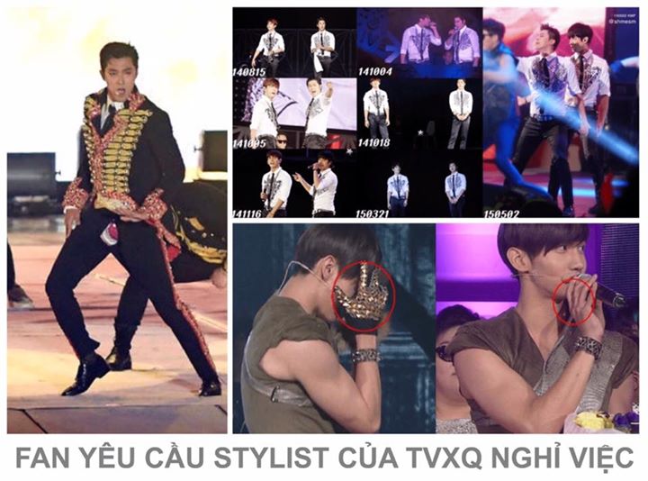 Ngày 13/7, cộng đồng fan tại DC Inside TVXQ Gallery đã đệ đơn kiến nghị chống lại đội ngũ stylist của TVXQ - London Pride. Nhóm nhà thiết kế này đã làm việc với TVXQ từ khi bắt đầu sự nghiệp, và các fan ngày càng thất vọng vì nhiều năm qua đã có rất nhiều