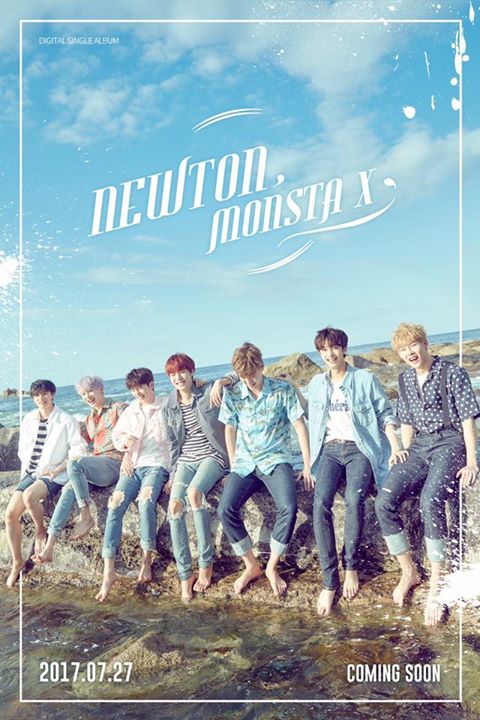 MONSTA X ra mắt teaser cho ca khúc đặc biệt mùa hè mang tên "NEWTON" phát hành ngày 27.7 