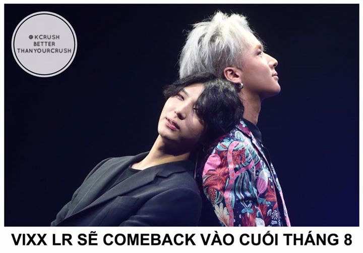 Jellyfish Ent. x&aacute;c nhận đ&acirc;y l&agrave; lần trở lại đầu ti&ecirc;n của nh&oacute;m nhỏ VIXX LR, với 2 th&agrave;nh vi&ecirc;n Leo v&agrave; Ravi kể từ sau mini album "Beautiful Liar" năm 2015.