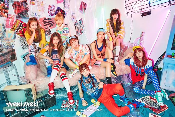 WEKI MEKI - nhóm nữ mới 8 thành viên nhà Fantagio tung ảnh concept cho mini album debut "WEME" phát hành ngày 8/8