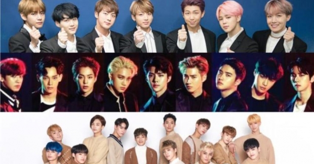 BTS dẫn đầu BXH giá trị thương hiệu boygroup tháng 7, EXO và Seventeen theo sát trong top 3