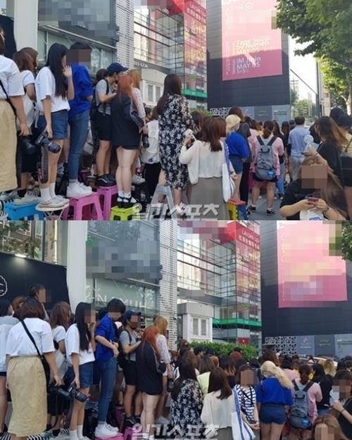 Naver: Fan của Wanna One làm tắc nghẽn đường phố ở Gangnam... "Đội cảnh sát xuất quân"  