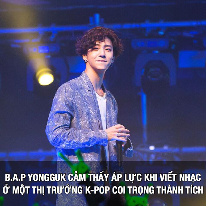 Qua cuộc phỏng vấn trong cuốn sách “Idol’s Studio”, trưởng nhóm B.A.P Bang Yongguk thổ lộ: 