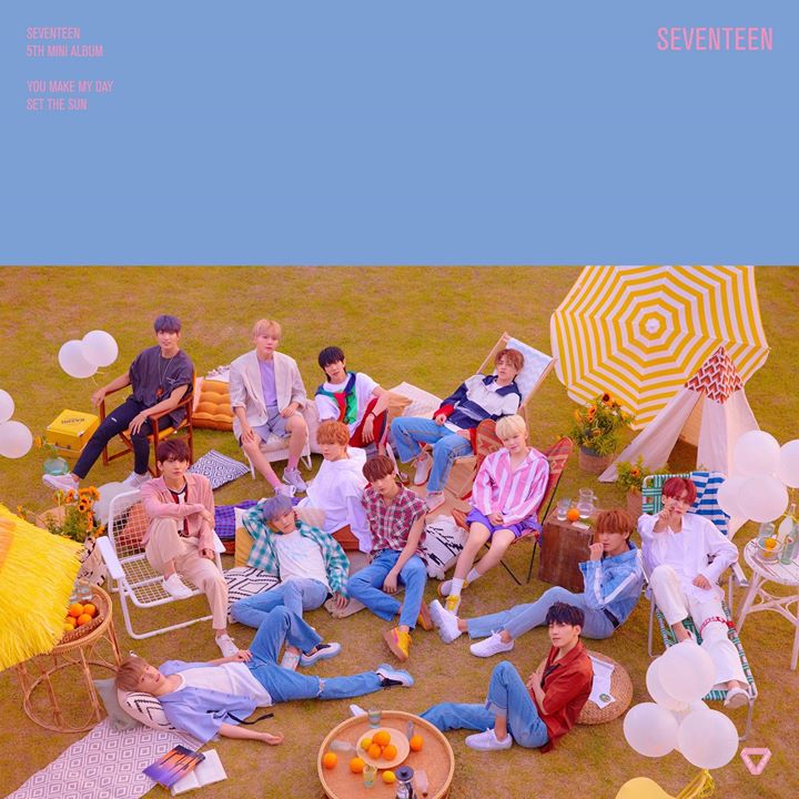 SEVENTEEN tung 3 bộ ảnh teaser gồm Meet ver., Follow ver. và Set The Sun ver. cho mini album thứ 5 “YOU MAKE MY DAY” phát hành ngày 16/07