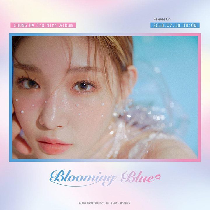 Chungha ra teaser cho lần comeback với mini album “BLOOMING BLUE” vào 18/07 