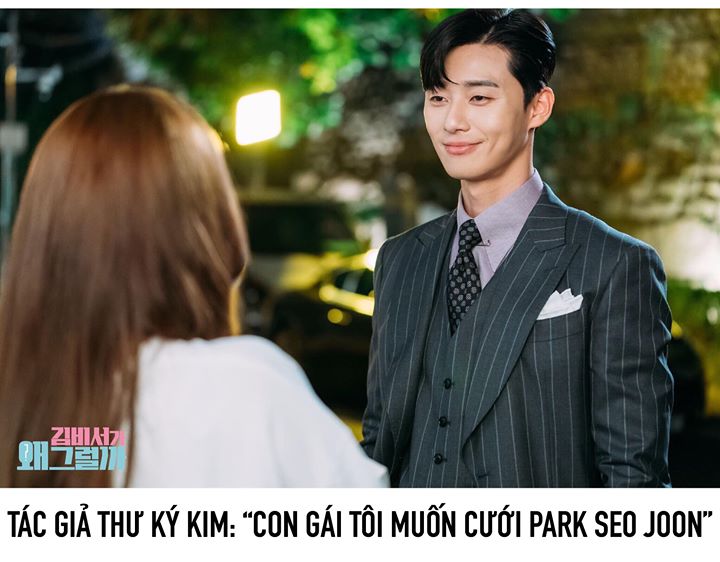 Jung Kyung Joon, mẹ đẻ của bộ webtoon nổi tiếng “Why Secretary Kim?” trả lời phỏng vấn EDaily: “Khi mới nghe thông tin dàn cast là Park Min Young và Park Seo Joon, tôi đã có kì vọng cao. Nhưng họ còn xây dựng nhân vật rõ ràng đến mức, tuyệt hơn cả hình ản