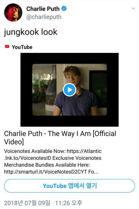 [Pann] Charlie Puth và Jungkook