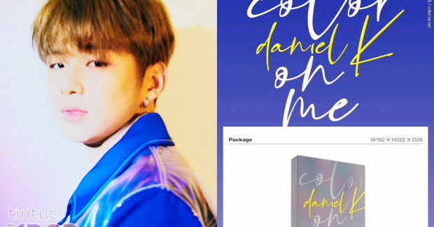 Kang Daniel đẹp mơ màng trong ảnh teaser concept "Color On Me", nhá hàng thiết kế album và loạt quà tặng kèm