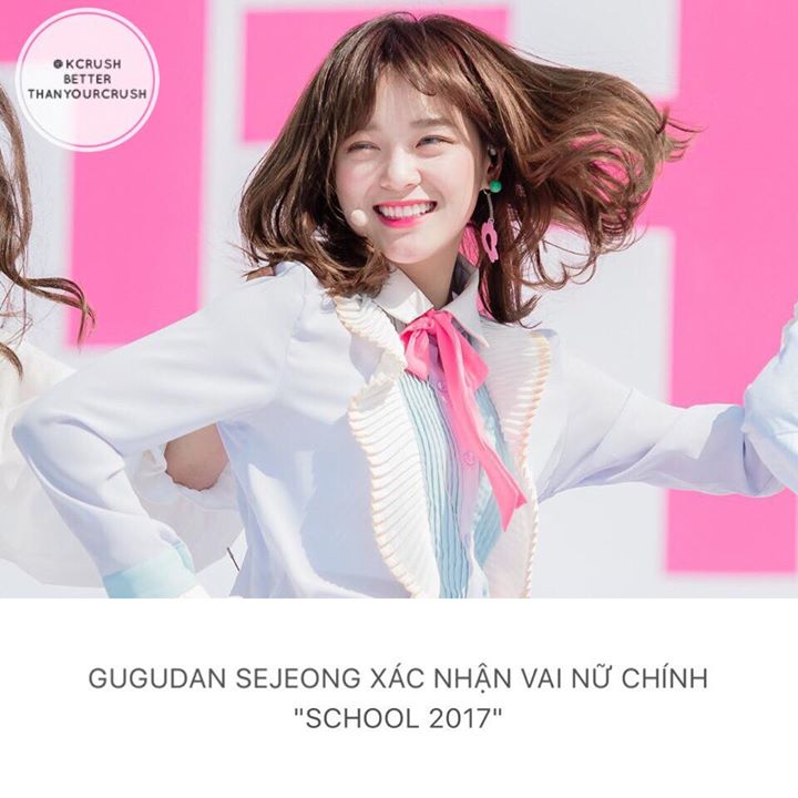 Kim Sejeong sẽ v&agrave;o vai Ra Eun Ho, một c&ocirc; n&agrave;ng c&oacute; t&iacute;nh c&aacute;ch tươi s&aacute;ng vui vẻ lu&ocirc;n mơ ước c&oacute; mối t&igrave;nh l&atilde;ng mạn thời sinh vi&ecirc;n. Tuy học h&agrave;nh lẹt đẹt nhưng lại được nhận v&agrave;o một trường đại học danh tiếng nhờ t&agrave;i năng s&aacute;ng tạo webtoon. Staff "School 2017" cho 