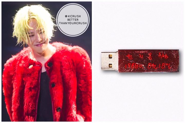 Album mới của Big Bang G-Dragon mang tên "Kwon Ji Yong" phát hành hôm nay sẽ được bán dưới dạng USB chứ không phải đĩa CD như mọi khi. Chiếc USB này được khắc tên, nhóm máu và ngày sinh của G-Dragon.