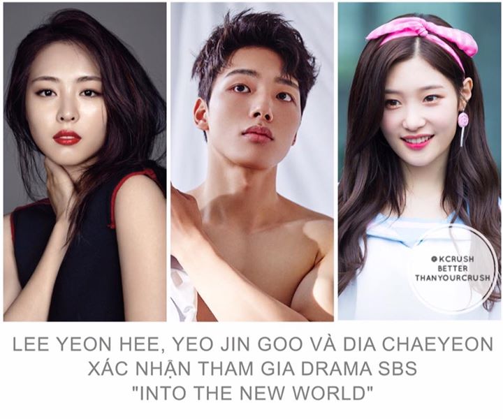 "Into the New World" l&agrave; bộ phim l&atilde;ng mạn k&igrave; ảo kể về c&acirc;u chuyện t&igrave;nh giữa hai người bạn thời thơ ấu sinh ra c&ugrave;ng một năm. Nhưng khi gặp lại c&ocirc; g&aacute;i đ&atilde; 31 c&ograve;n ch&agrave;ng trai vẫn 18 tuổi. DIA Chaeyeon sẽ đ&oacute;ng vai thời trẻ của nữ ch&iacute;nh Lee Yeon Hee. Bi&ecirc;n kịch Lee